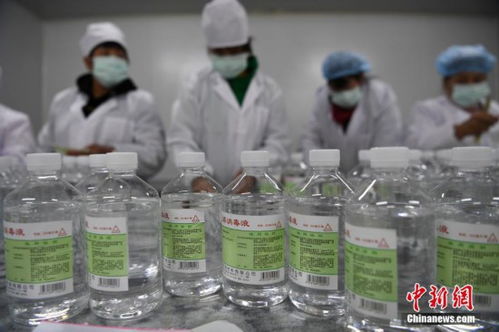 云南企业加班生产消毒用品